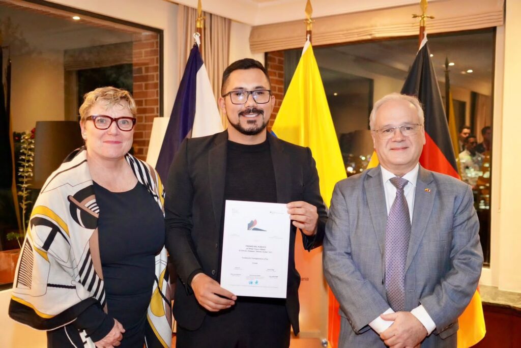Embajadores de Alemania y Francia en Colombia